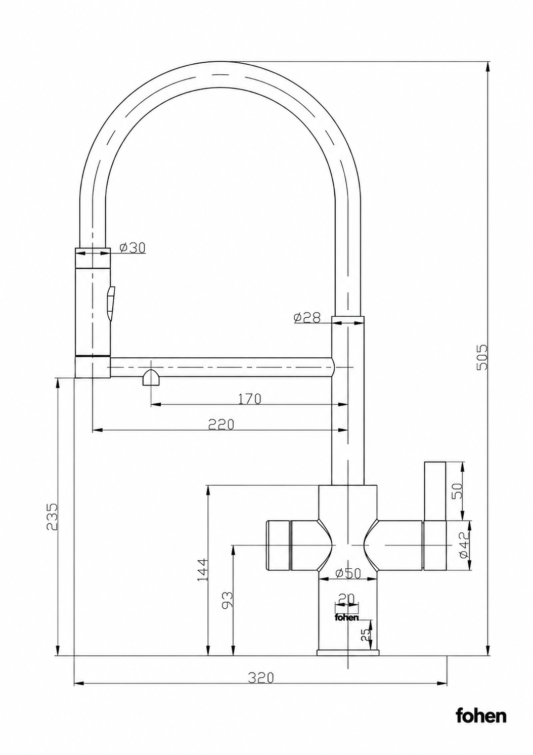 Image of Fohen 4-in-1 Flux Touch - Patinated Brass