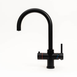 Image of Fohen Fervente Matt Black 4-in-1 Chilled Water Tap