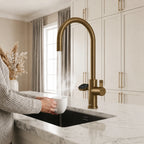 4-in-1 Hanström Nexa Digital Pullout - Antique Brass