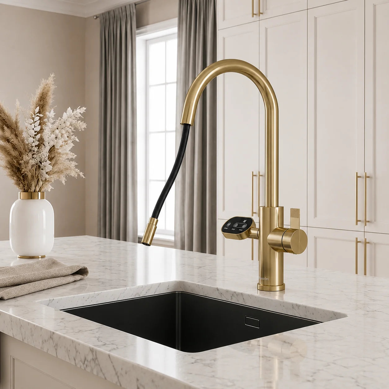 4-in-1 Hanström Nexa Digital Pullout - Brushed Gold