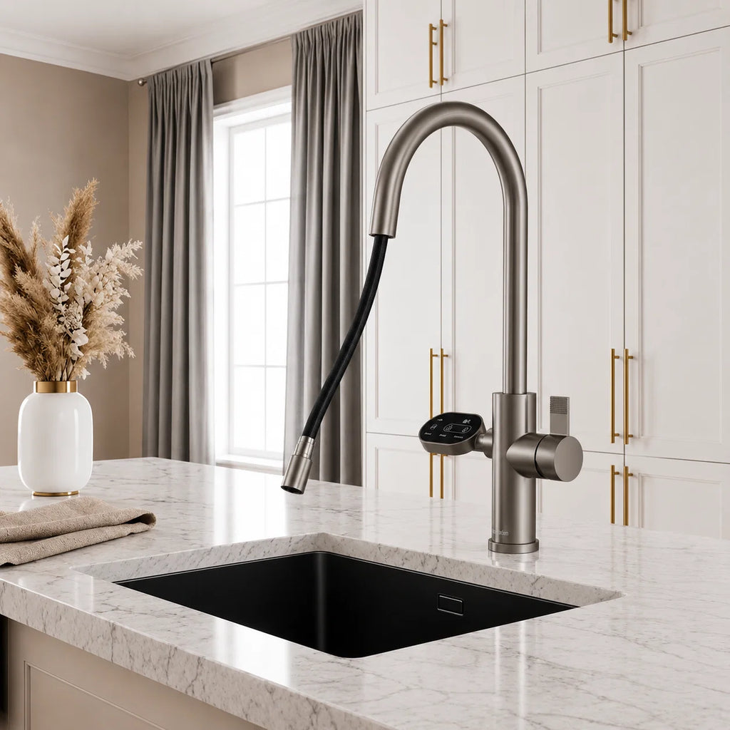 4-in-1 Hanström Nexa Digital Pullout - Brushed Nickel