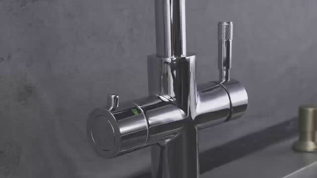 4-in-1 Fohen Kyros Pull Out - Brushed Nickel