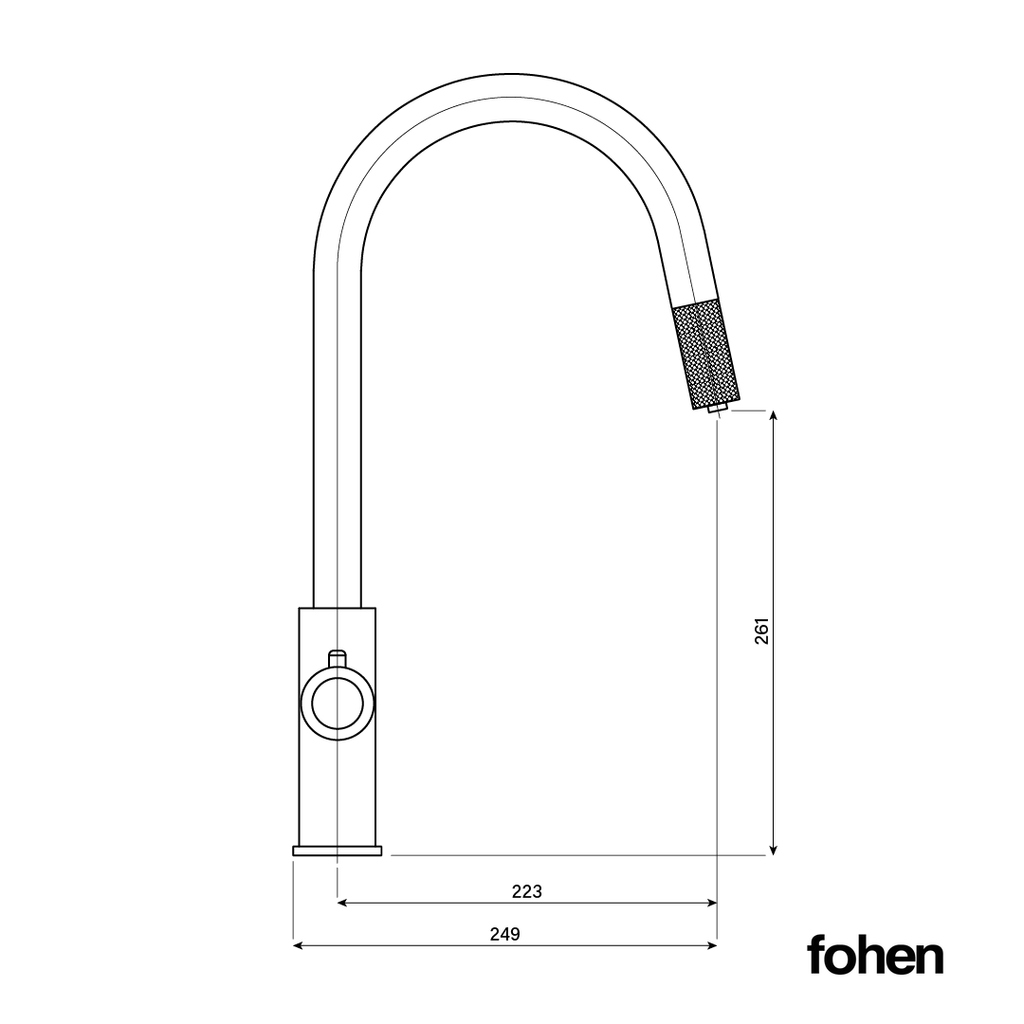 4-in-1 Fohen Kyros Pull Out - Chrome