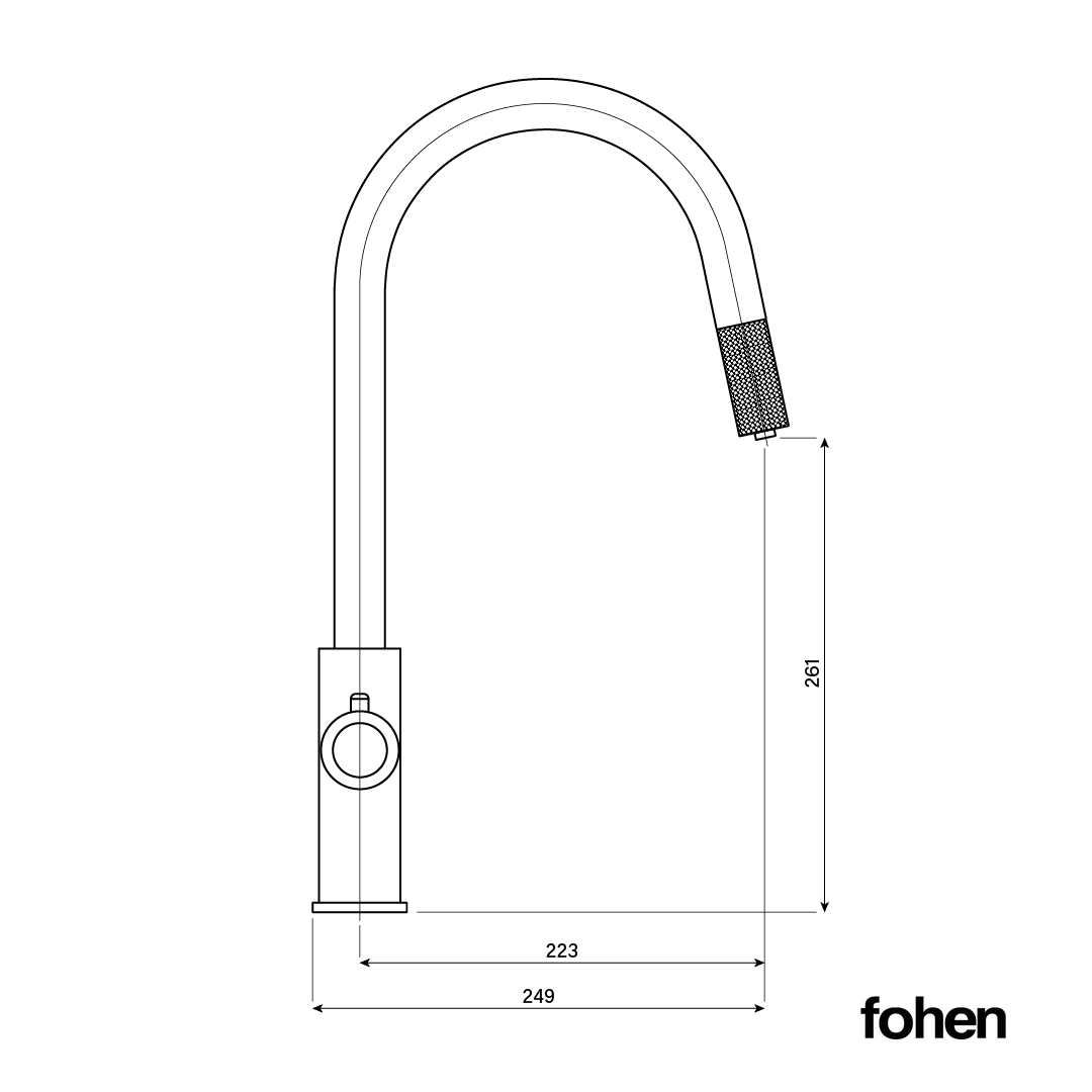 4-in-1 Fohen Kyros Pull Out - Chrome