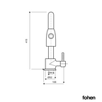 2-in-1 Fohen Lesse - Brushed Nickel