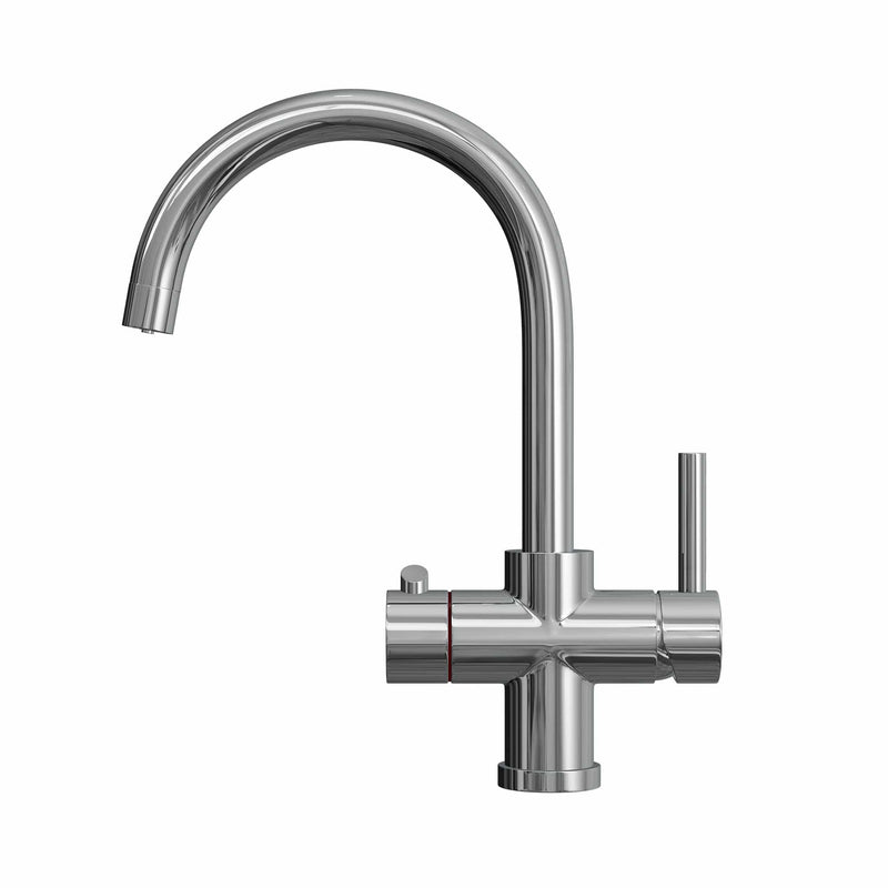 Fohen Fohen Furnas | Polished Chrome Boiling Water Tap with Swan Neck