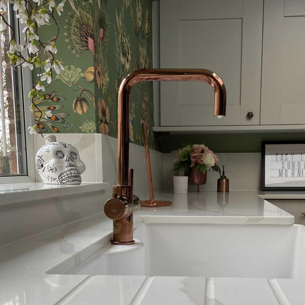 Fohen Fohen Fahrenheit | Polished Bronze Instant Boiling Water Tap