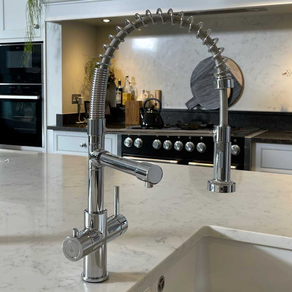 Fohen Fohen Flex Polished Chrome Boiling Water Tap | Flexible Spout